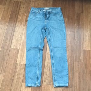 Everlane high waisted ankle skinny jeans light